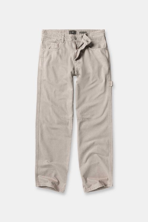 Pantalón Loose Fit Gris Lavandería