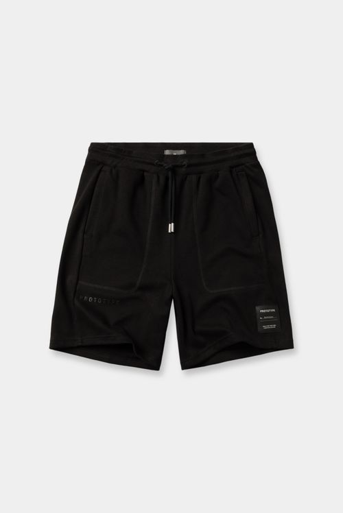 Shorts Negro Texto