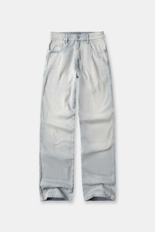 Jeans Loose Fit Azul Claro Lavandería