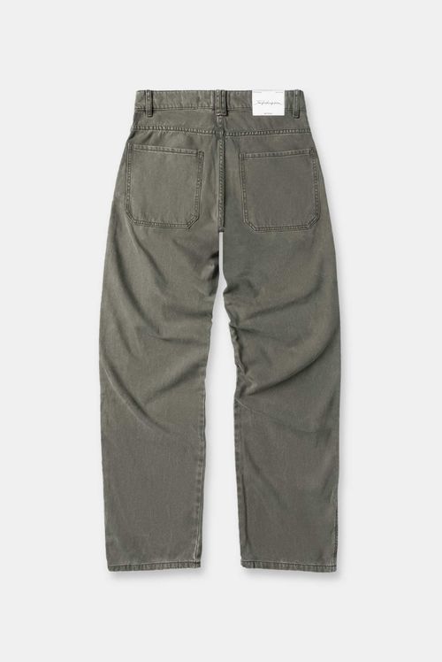 Pantalón Loose Fit Verde Lavandería