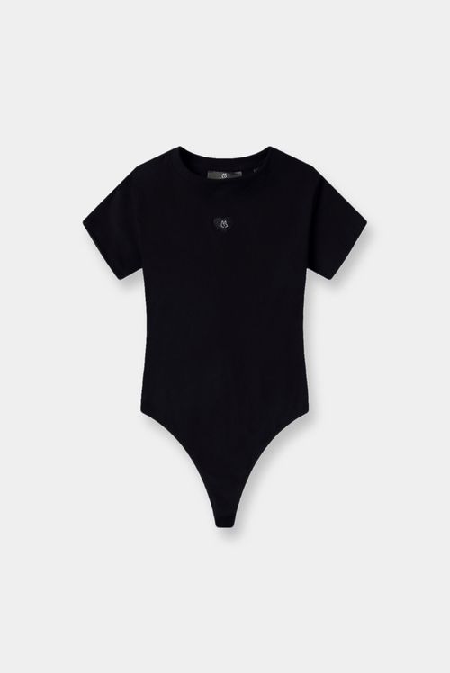Body Ajustado Negro Ícono