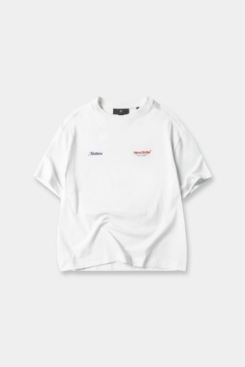 Camiseta Oversize Blanco Ilustración