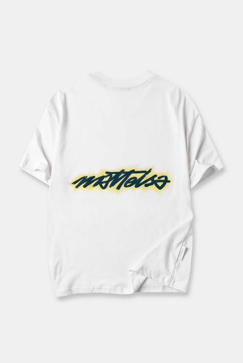 Camiseta Oversize Marfil Texto