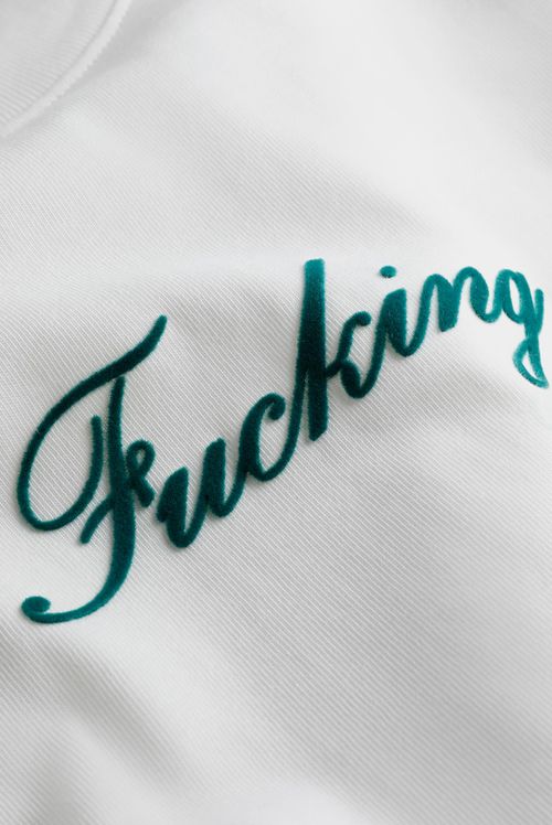 Camiseta Marfil Texto