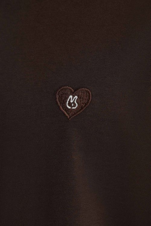 Camiseta Oversize Café Ícono