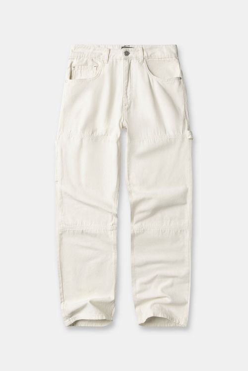 Pantalón Loose Fit Beige Carpintero