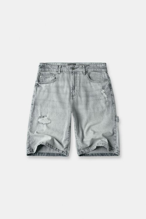 Shorts Denim Azul Claro Lavandería