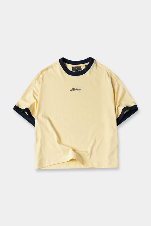 Camiseta Amarillo Texto