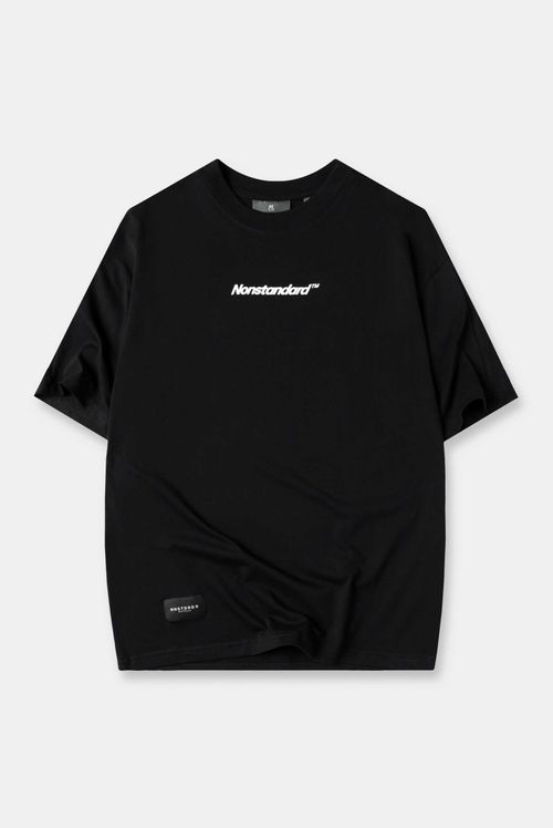 Camiseta Oversize Negro Texto