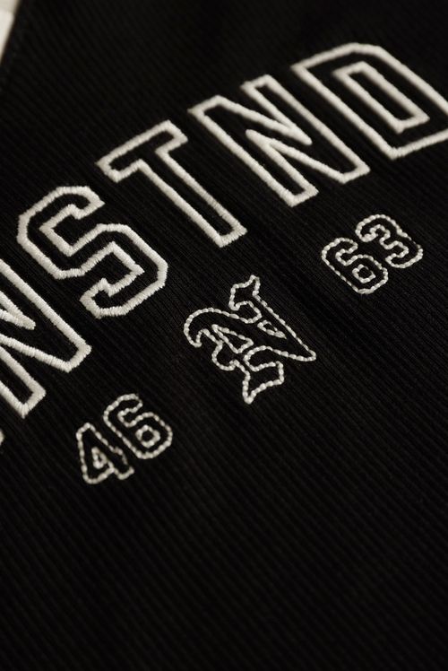 Camiseta Oversize Negro Texto