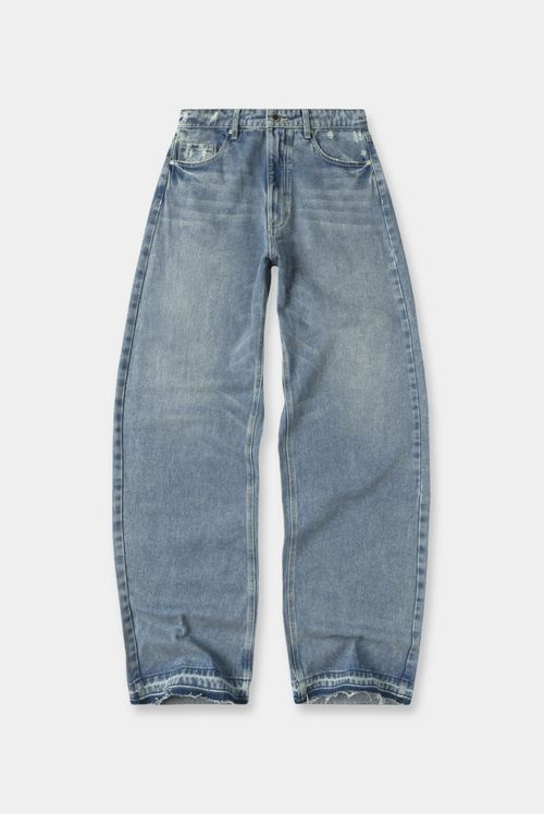 Jean Straight Tiro Bajo Azul Claro Ícono