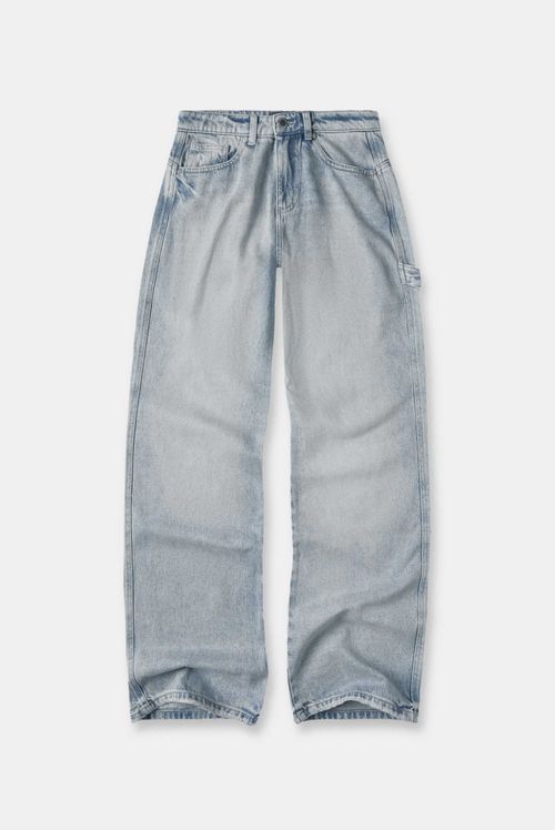 Jean Straight Tiro Medio Azul Claro Carpintero