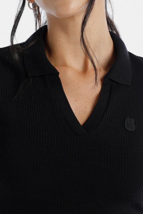Polo Negro Ícono