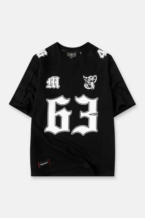 Camiseta Oversize Negro Texto