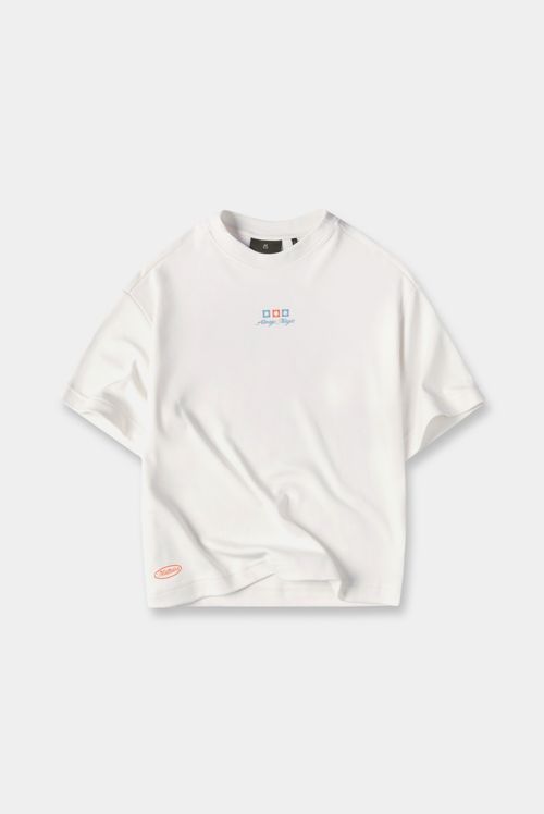 Camiseta Oversize Marfil Ilustración