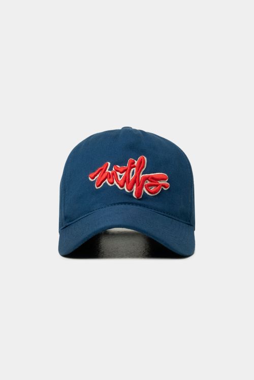 Gorra Azul Texto