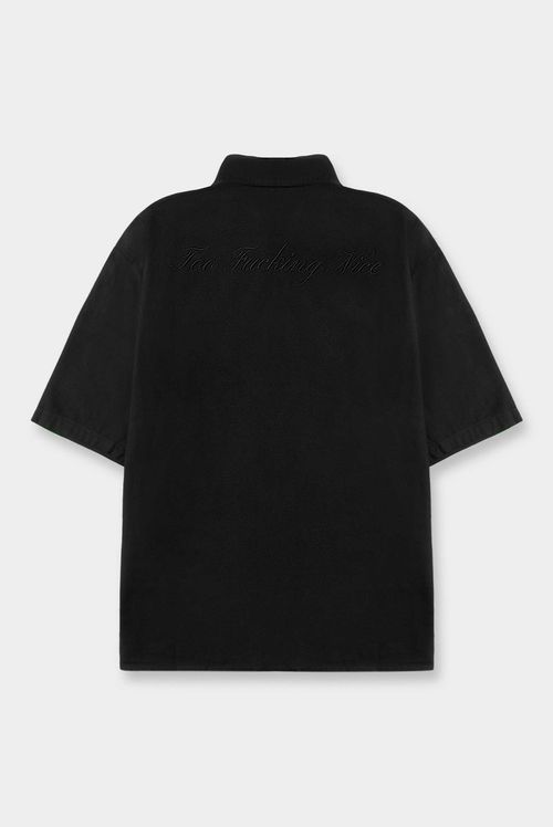 Camisa Oversize Negro Texto