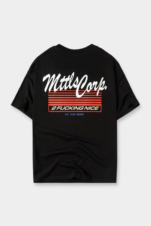 Camiseta Oversize Negro Ilustración