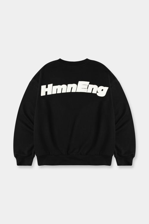 Buzo Pullover Negro Texto