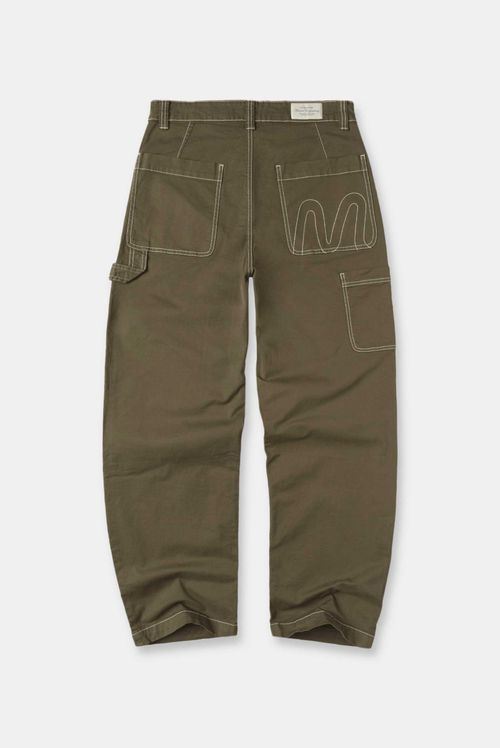 Pantalón Skater Verde Lavandería