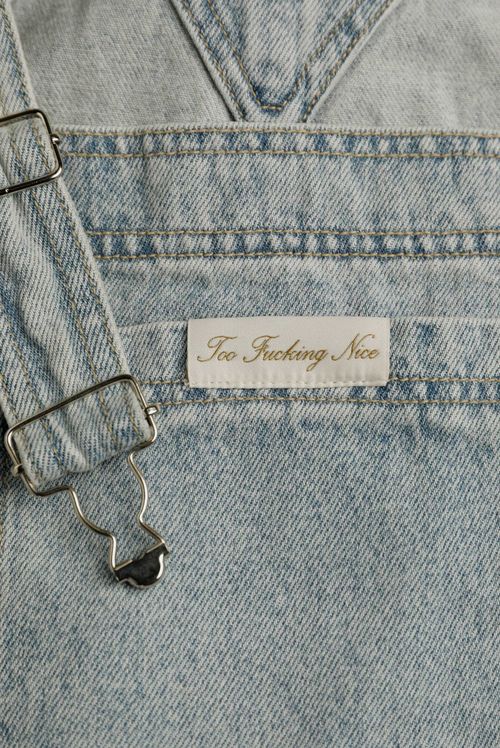 Overall Denim Azul Claro Ilustración