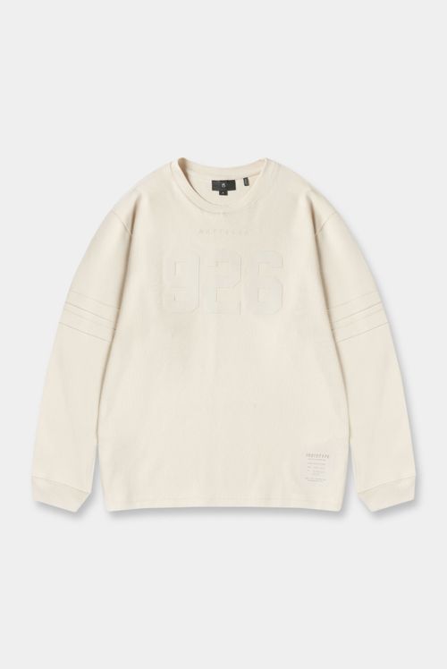 Camiseta Manga Larga Marfil Números