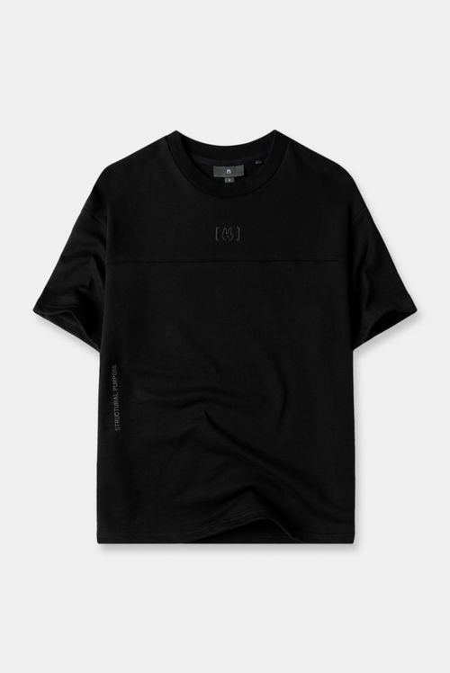 Camiseta Oversize Negro Texto