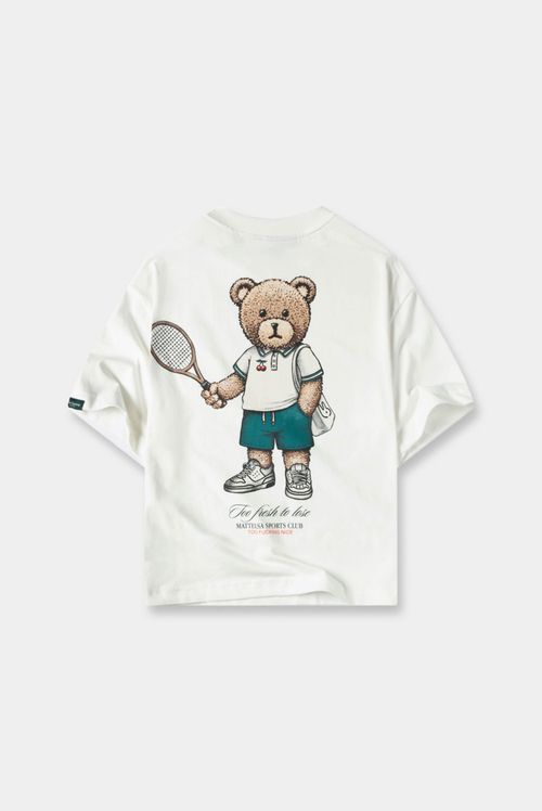 Camiseta Oversize Marfil Oso
