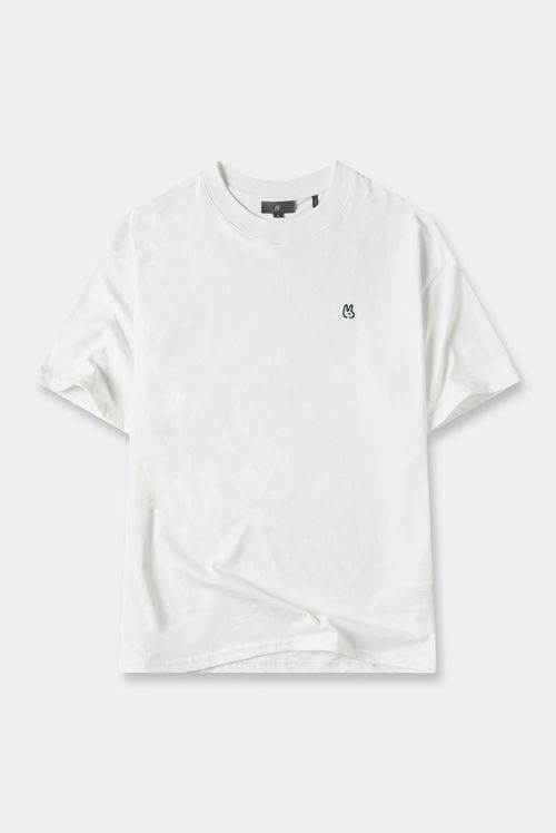 Camiseta Regular Marfil Texto