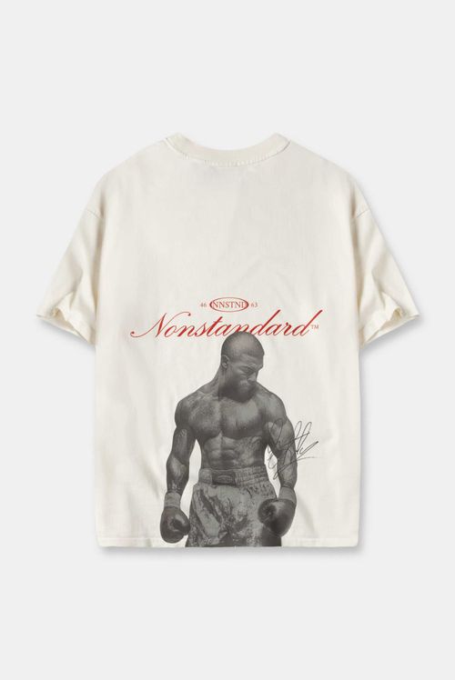 Camiseta Oversize Marfil Lavandería