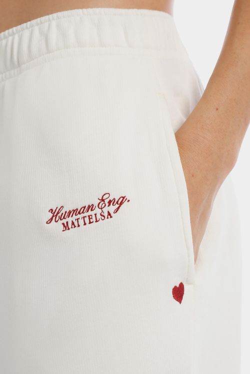 Joggers Marfil Texto