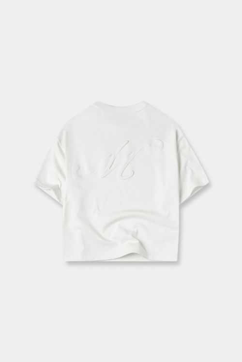 Camiseta Oversize Marfil Texto