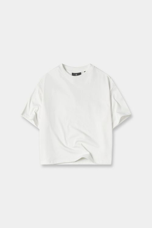 Camiseta Oversize Marfil Texto
