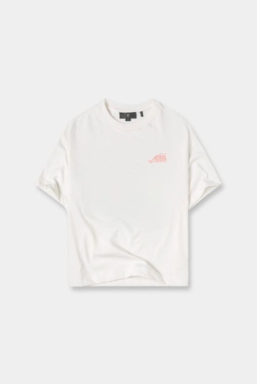 Camiseta Oversize Marfil Ilustración