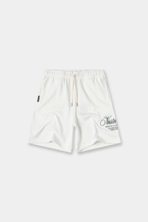 Shorts Marfil Texto