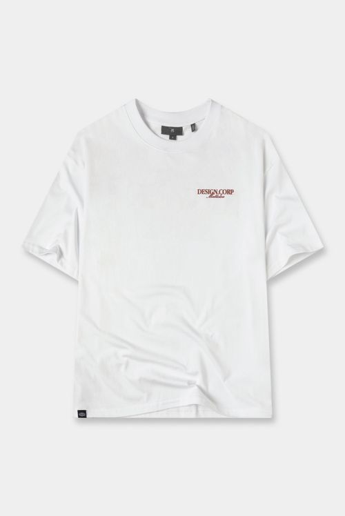 Camiseta Oversize Blanco Ilustración