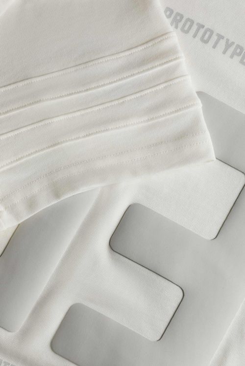 Camiseta Marfil Texto