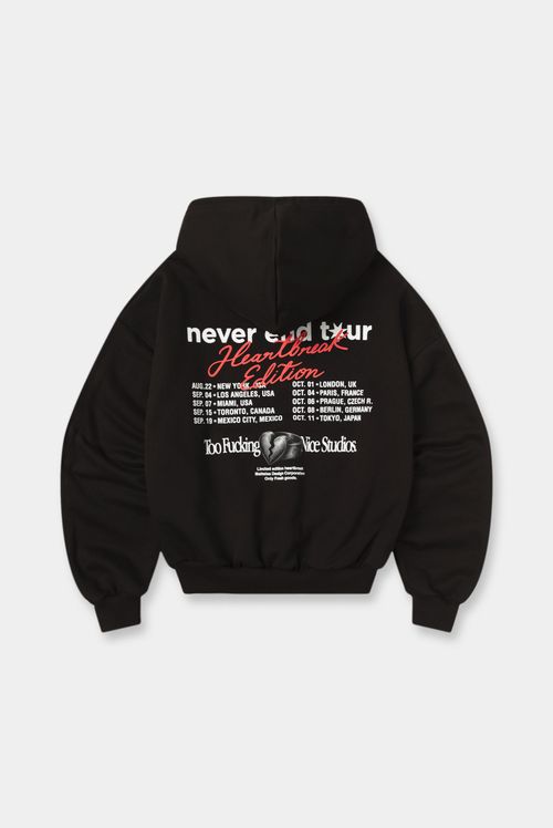 Buzo Hoodie Negro Texto