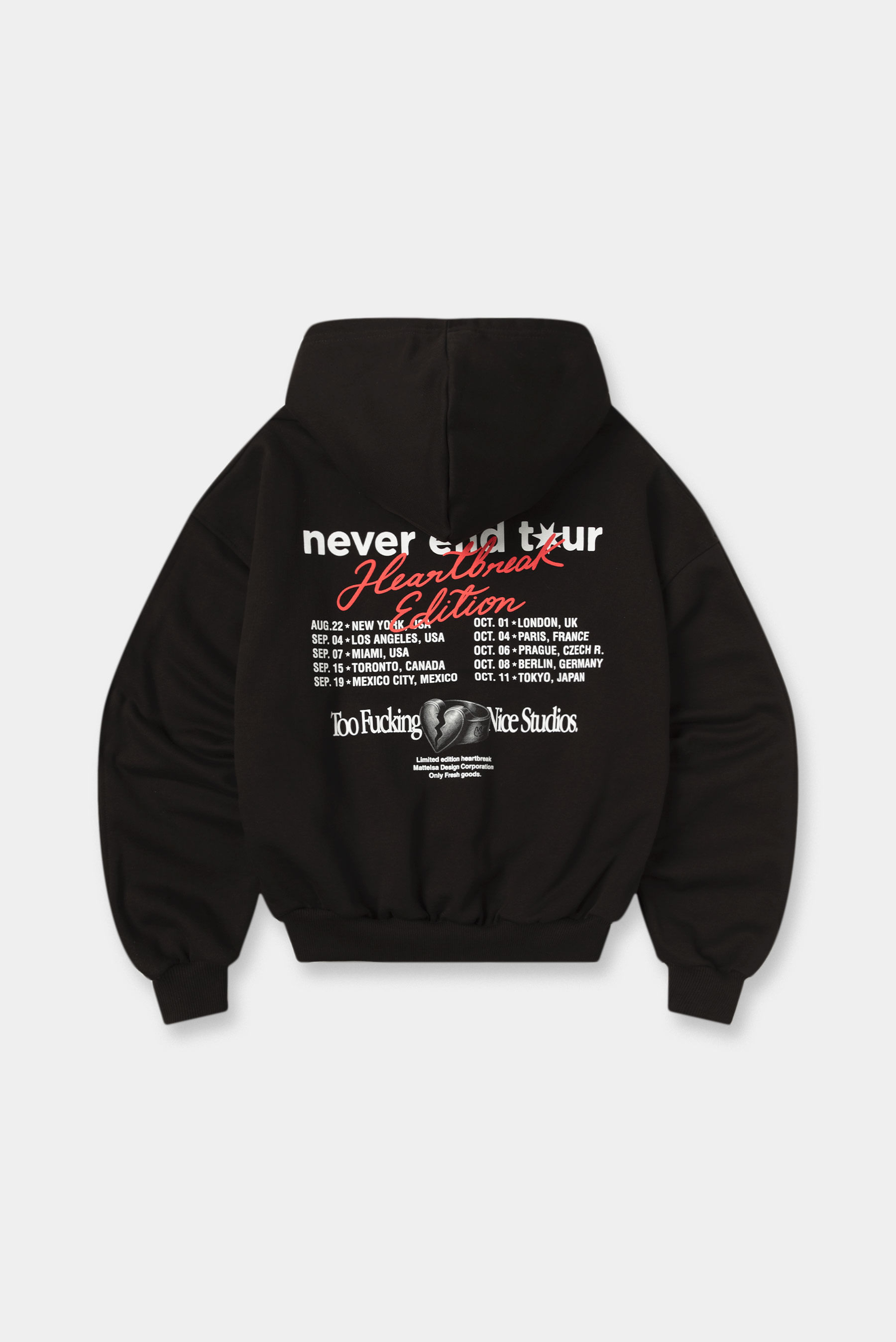 Buzo Hoodie Negro Texto Buzos para mujer