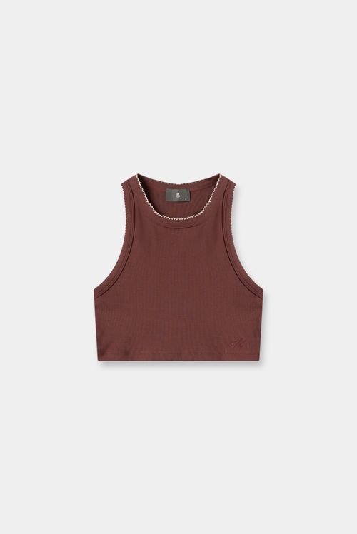 Crop Top Vino Básico