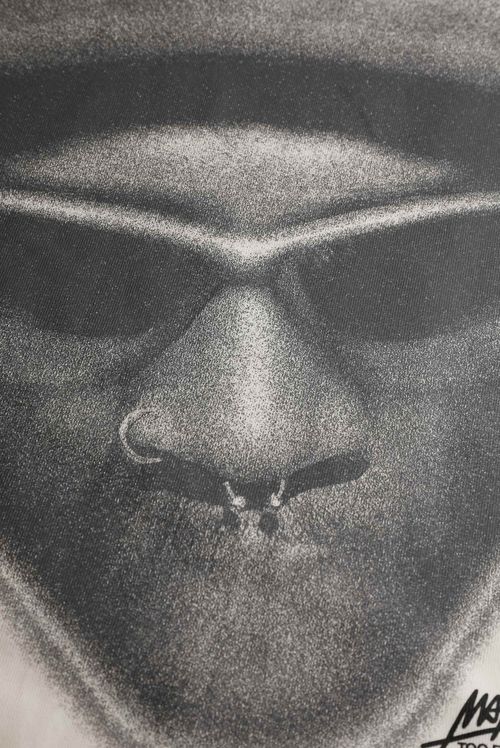 Camiseta Oversize Marfil Ilustración