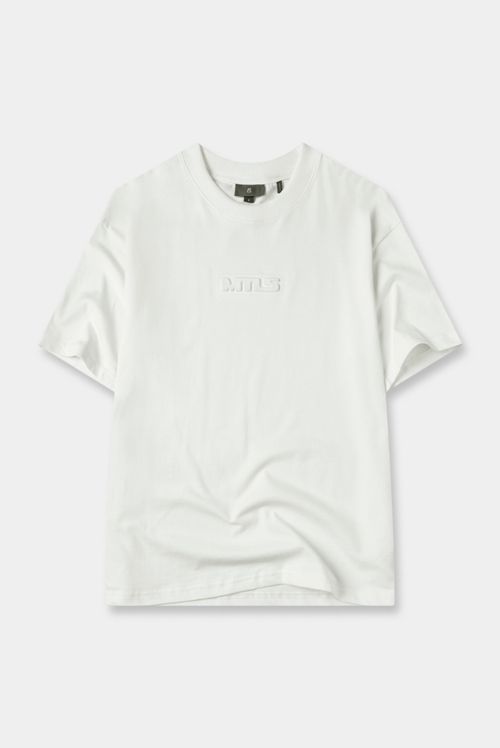 Camiseta Oversize Marfil Texto