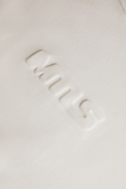 Camiseta Oversize Marfil Texto