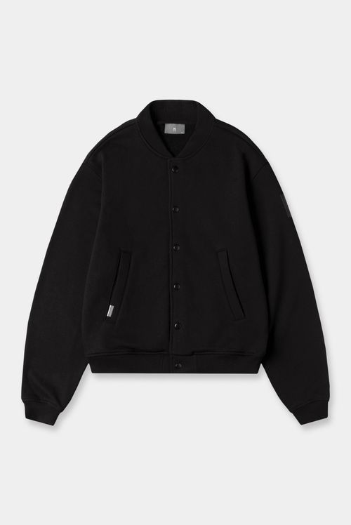 Chaqueta Bomber Negro Básico