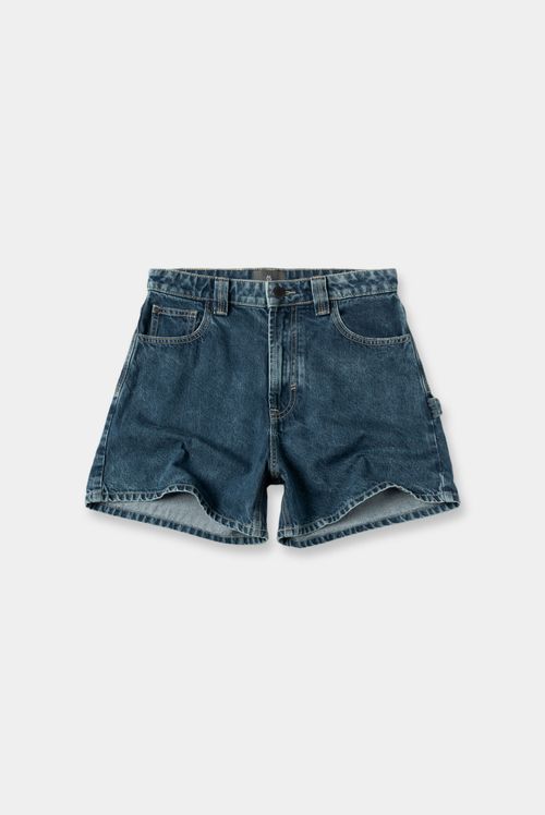 Shorts Denim Azul Oscuro Básico