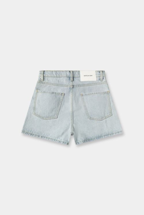 Shorts Denim Azul Claro Básico