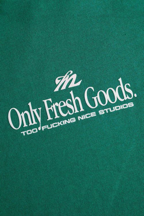 Camiseta Oversize Verde Texto